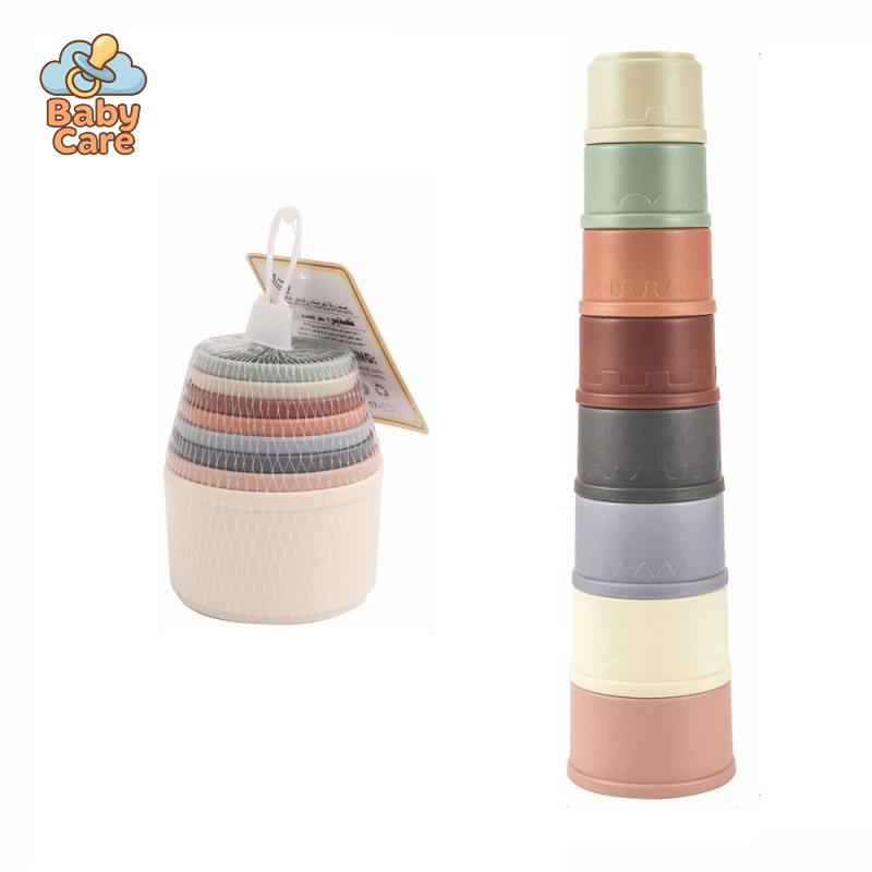 Tasses à Empiler - 8 Gobelets Gigognes | Baby Care - packaging du produit