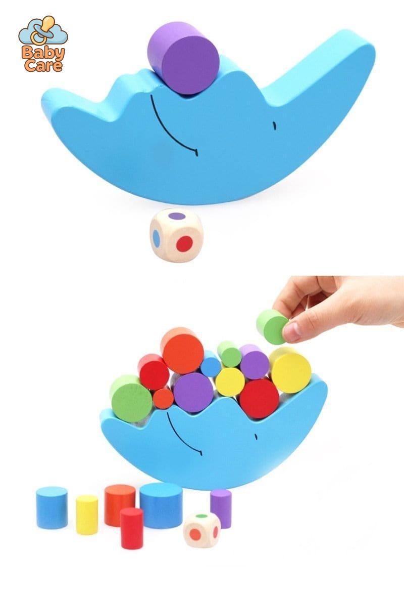 Jouet Montessori Madame la Lune | Baby Care - zoom sur la matière