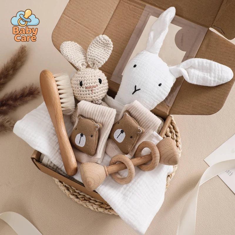 Coffret de naissance lapin – Cadeau de naissance premiers souvenirs - photo 11