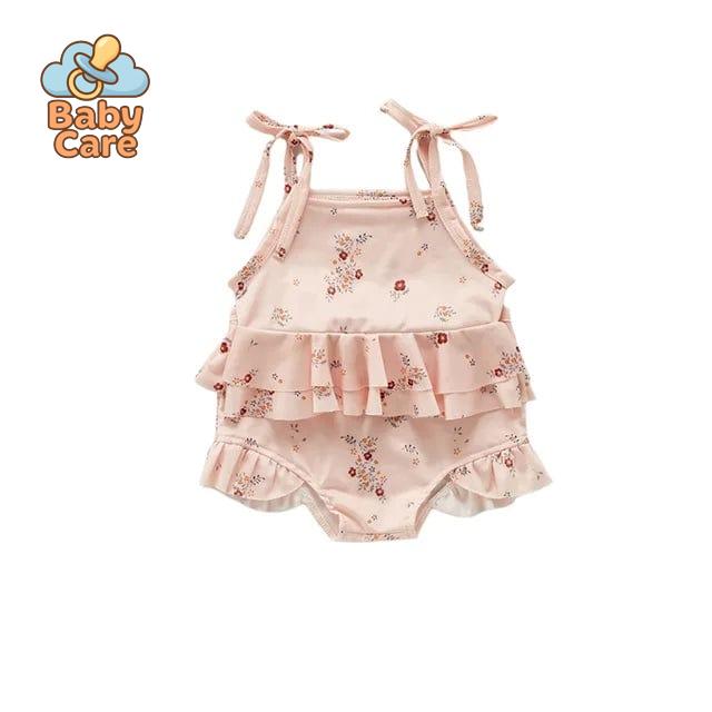 Maillot de bain bébé à imprimé floral - photo lifestyle