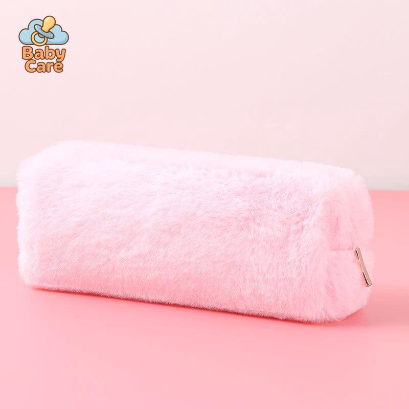 Trousse kawaii colorée en peluche - photo 13