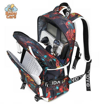 Cartable Minecraft Poches Pratiques École - détail du produit