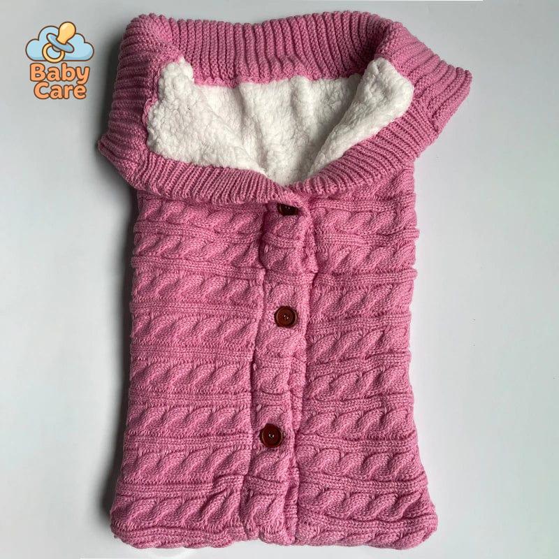 Nid d'ange bébé tricot à boutons - photo 14