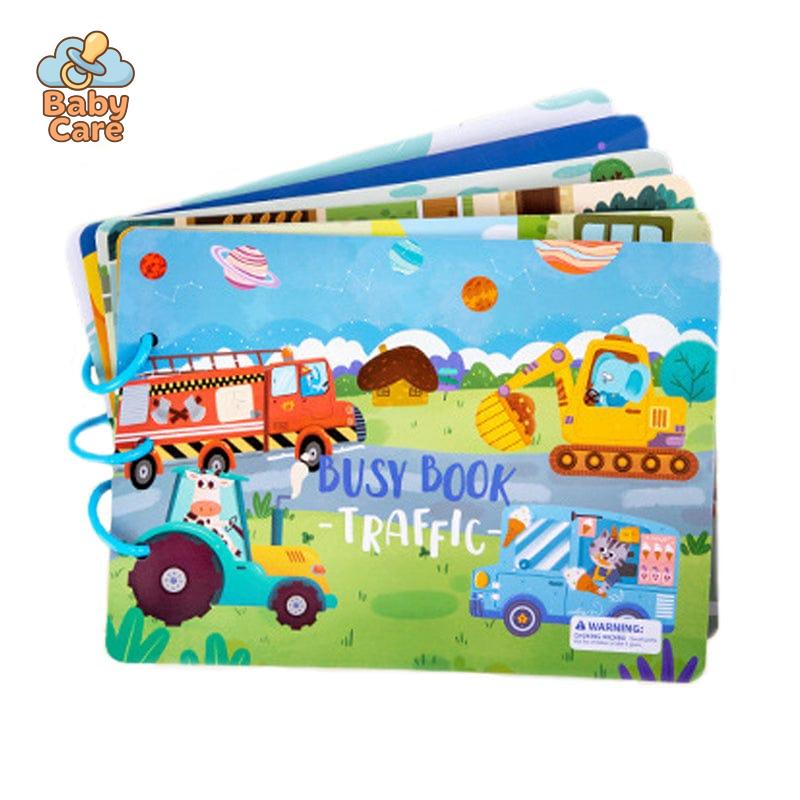 Livreactif Montessori - Livre d'histoires résistant et éducatif. - photo lifestyle