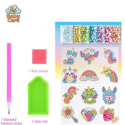 GemStickers: kit de peinture de diamants 5D - zoom sur la matière