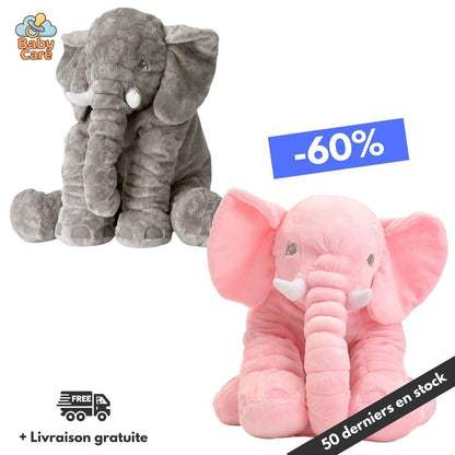 Peluche Éléphant Calin 60 cm |  Baby Care - photo lifestyle