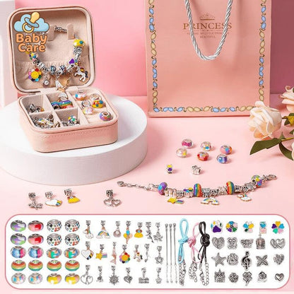 Ensemble de bracelets personnalisés avec boite de rangement - vue de profil