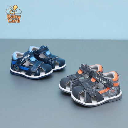 Sandales bébé garçon orthopédiques - zoom sur la matière