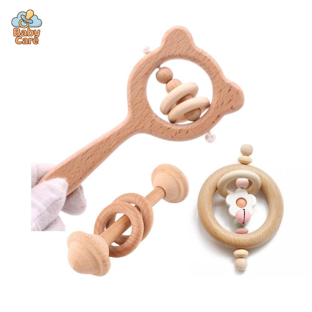 Coffret Jeux en Bois 3 Pièces avec Hochet - photo 9