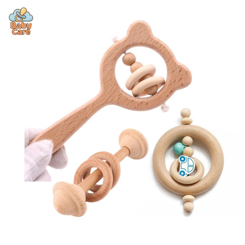 Coffret Jeux en Bois 3 Pièces avec Hochet - photo 10