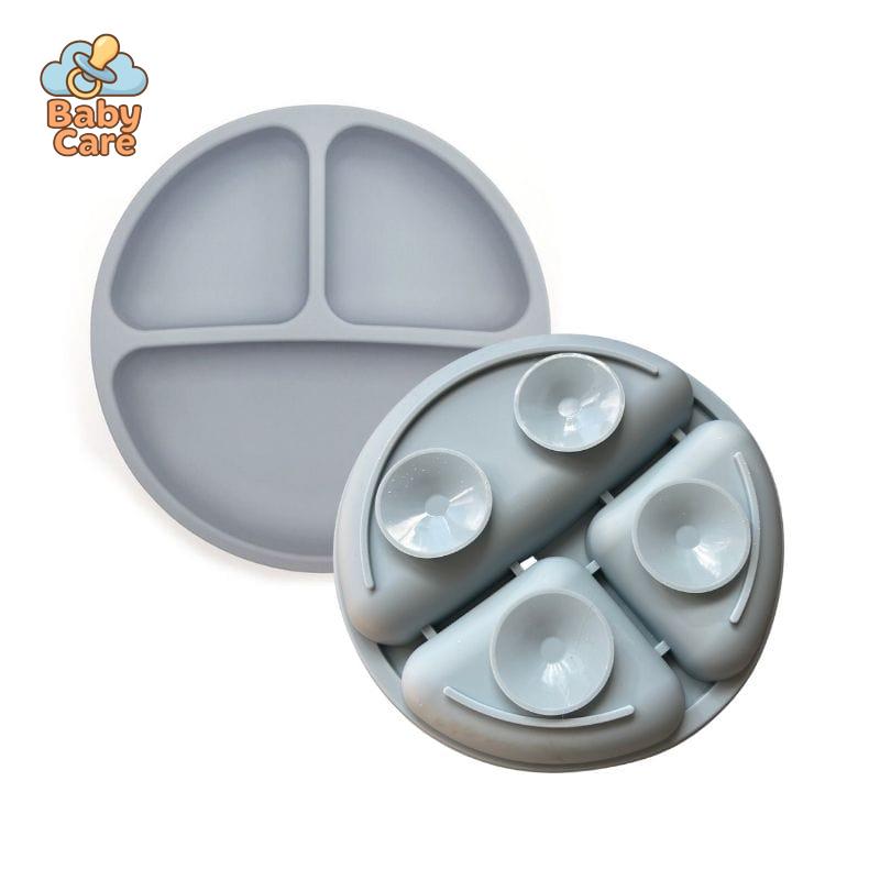 Assiette silicone à ventouse - vue de profil