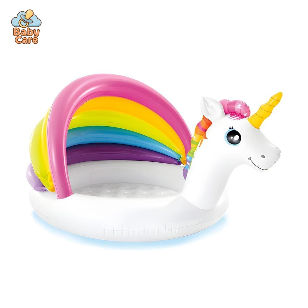 Piscine bébé et enfant gonflable licorne - détail du produit