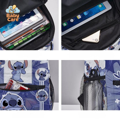 Cartable Stitch Confortable et Spacieux - utilisation en situation