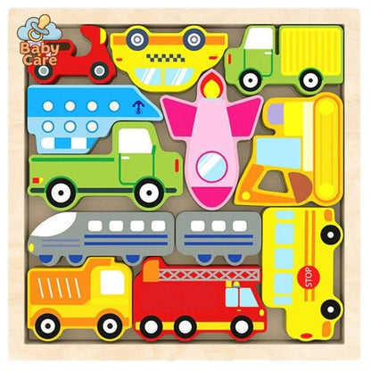 Puzzle en bois et jouets à empiler - photo 10