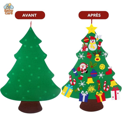 Sapin de Noël Montessori - zoom sur la matière