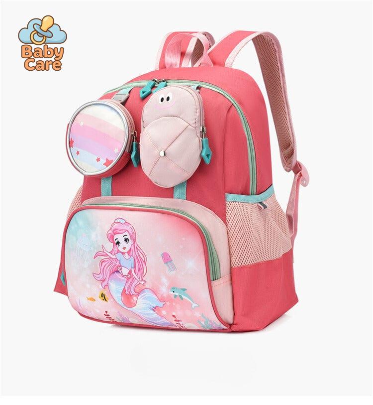 Cartable 28cm rangement pratique mignon - vue de profil