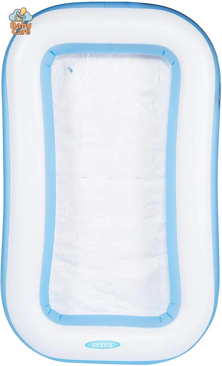 Piscine bébé gonflable rectangle à balles - zoom sur la matière