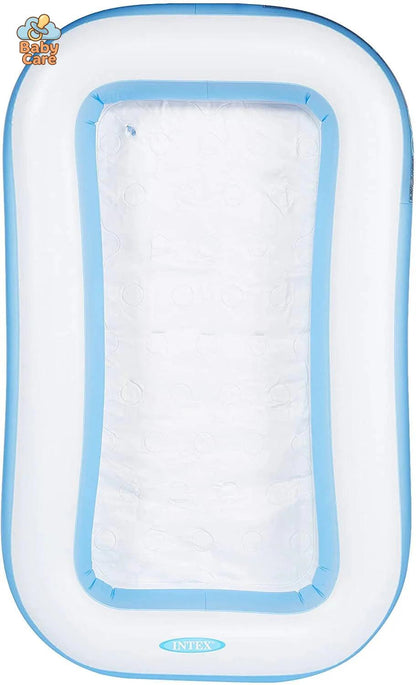 Piscine bébé gonflable rectangle à balles - zoom sur la matière