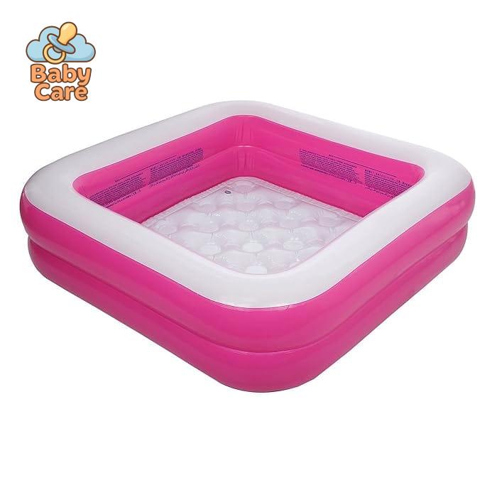 Piscine bébé et enfant gonflable carré confort - photo lifestyle