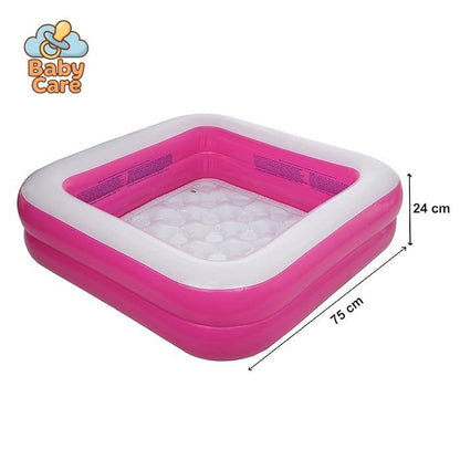 Piscine bébé et enfant gonflable carré confort - zoom sur la matière