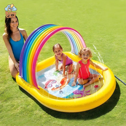 Piscine bébé gonflable avec air de jeu - détail du produit