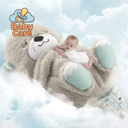 Ma Loutre Câlins Bonne nuit Peluche interactive, Doudou Loutre, Doudou qui respire, Peluche veilleuse Bébé musicale - détail du produit