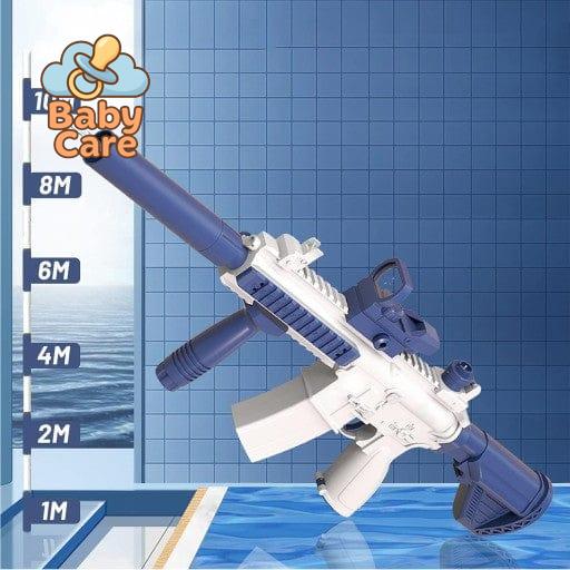 Pistolet à eau électrique et M416 - zoom sur la matière