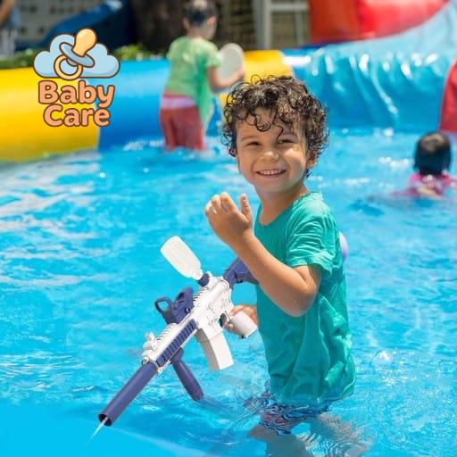 Pistolet à eau électrique et M416 - utilisation en situation