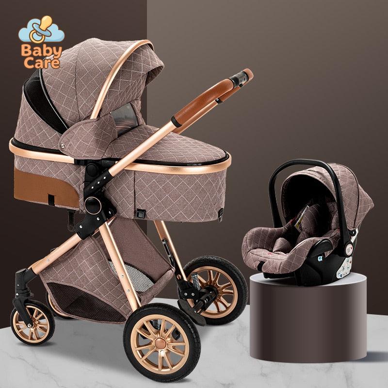 Poussette Trio 3 en 1 Royal – Poussette, Landau, Siège Auto et ses accessoires - zoom sur la matière