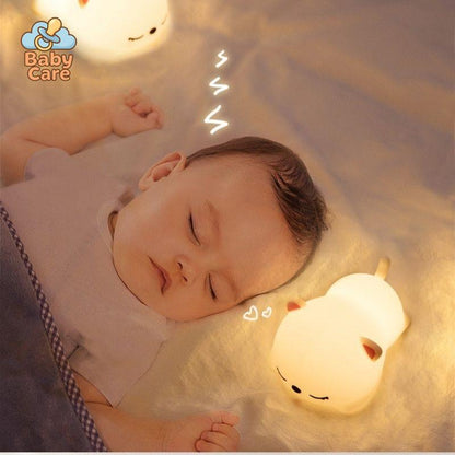 Veilleuse chat Tigrou - zoom sur la matière