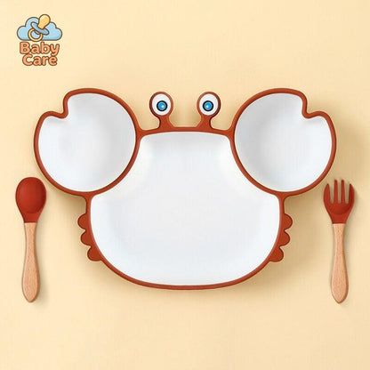 Assiette Silicone Bébé Crabe |  Baby Care - photo 17