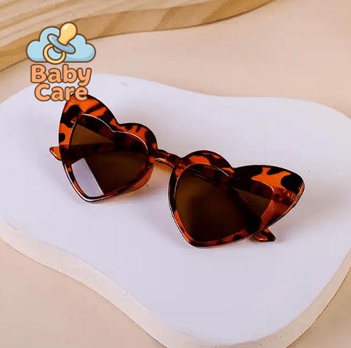 Lunettes de soleil bébé vintage en forme de cœur - photo 18