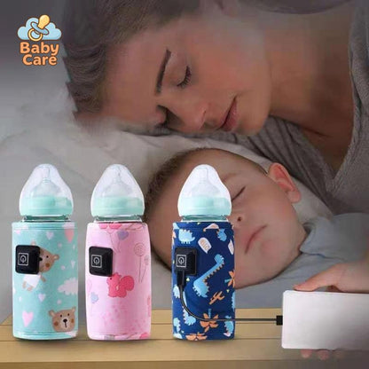 Chauffe-biberon USB Portable pour bébé - vue de profil
