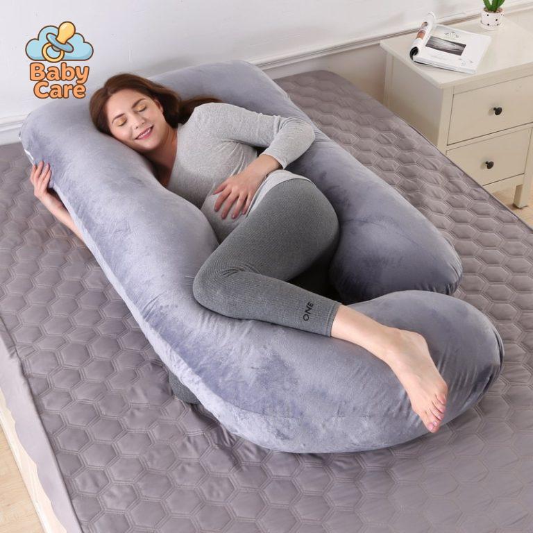 Coussin Femme enceinte pour dormir - vue de profil
