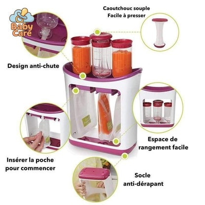 SQUEEZ'POTES - Machine à Compote Bébé |  Baby Care - détail du produit