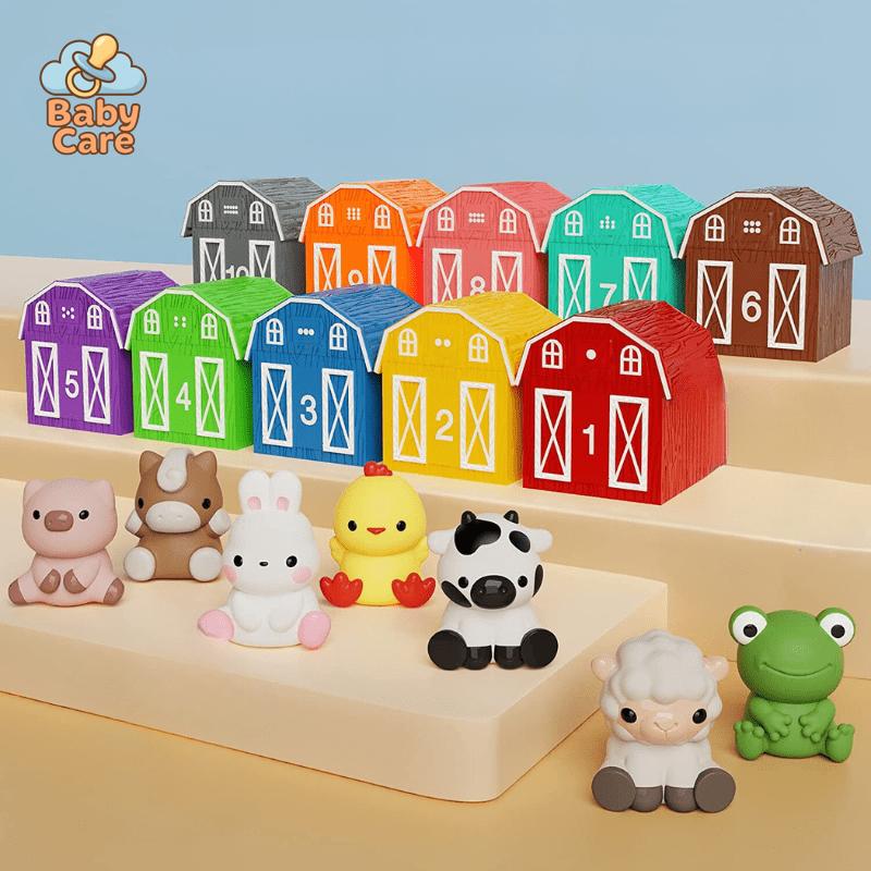 MiniFarm - Jouet d'apprentissage de l'univers de la ferme - vue de profil