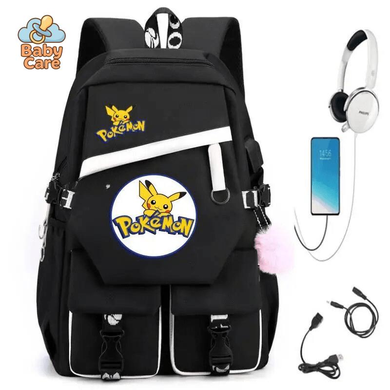 Cartable Pokemon Pratique et Confortable - photo lifestyle