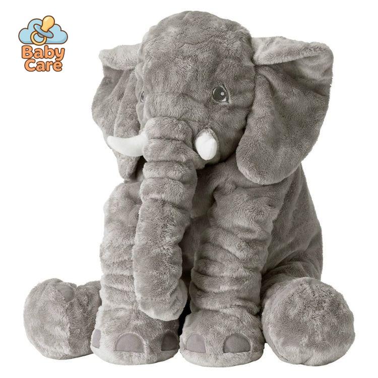 Peluche Éléphant Calin 60 cm |  Baby Care - zoom sur la matière