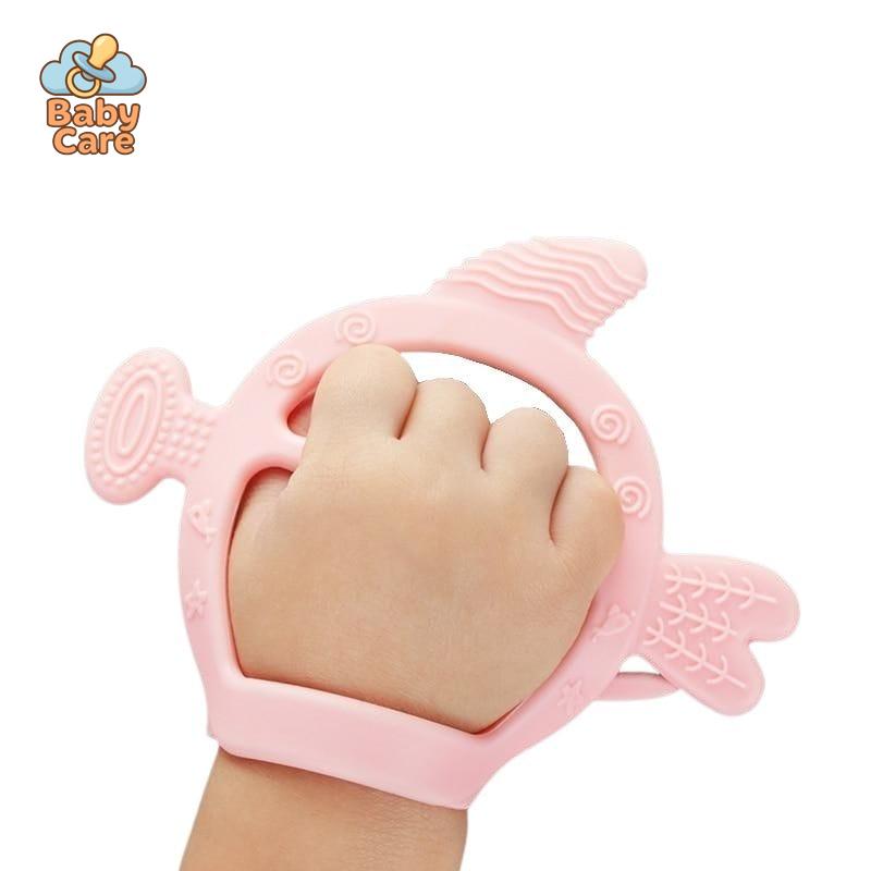 Anneau de Dentition en Silicone |  Baby Care - vue de profil