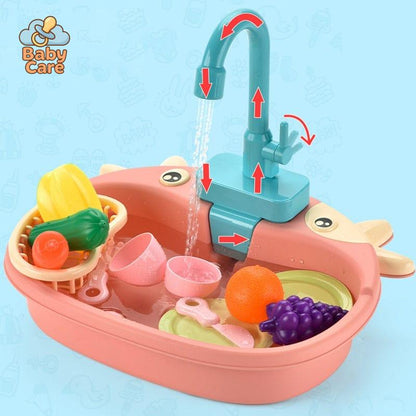 Aqualuxe : L'Évier Magique des Mini-Chefs - vue de profil