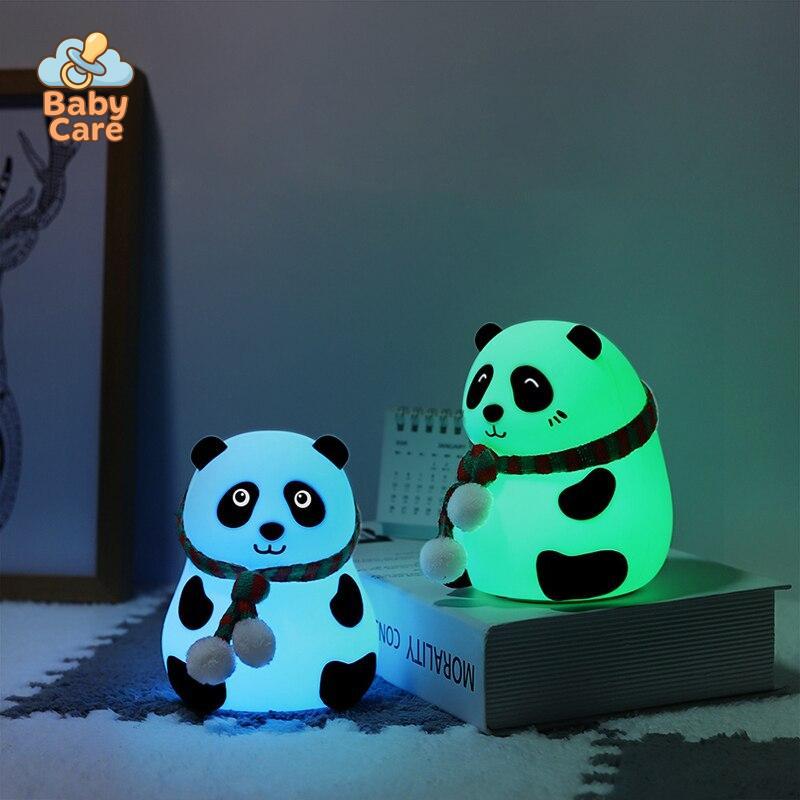 Veilleuse Bébé Panda |  Baby Care - zoom sur la matière
