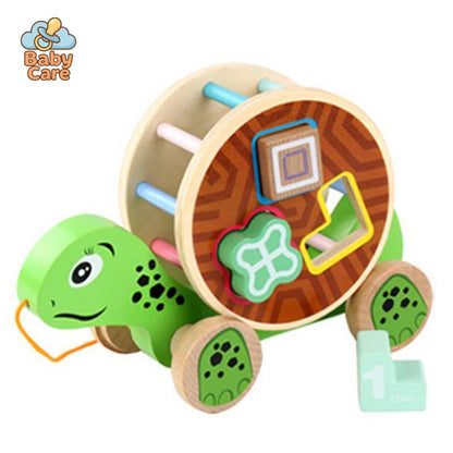 Animaux à Tirer avec Puzzle 3D en Bois - packaging du produit