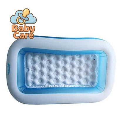 Piscine bébé gonflable rectangle à balles - utilisation en situation