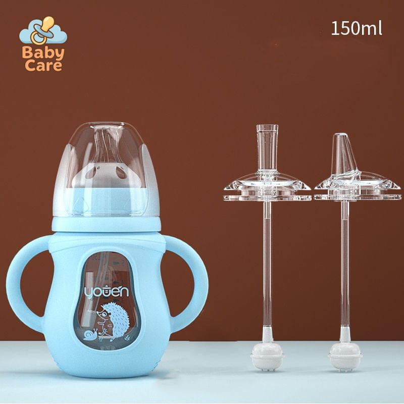 Biberon en verre protection silicone - photo 10