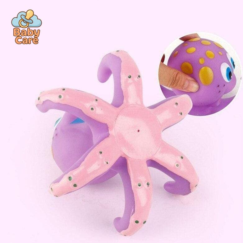 Hector le Poulpe et ses 5 anneaux de dentition - détail du produit