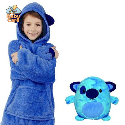 DoudouPops - Le doudou et sweat à capuche 2-en-1 - utilisation en situation