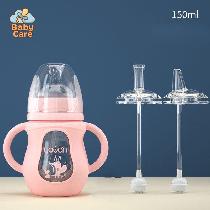 Biberon en verre protection silicone - photo 9