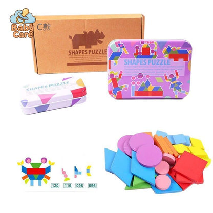 Coffret Puzzle Montessori avec Cartes - packaging du produit