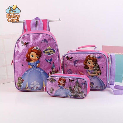 Cartable dessin animé ensemble 3 pièces - photo 25