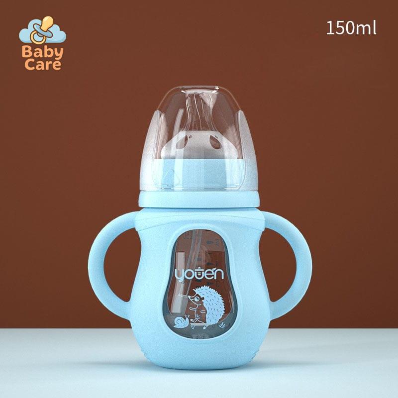 Biberon en verre protection silicone - packaging du produit